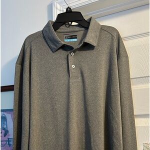 PGA long-sleeved gray shirt